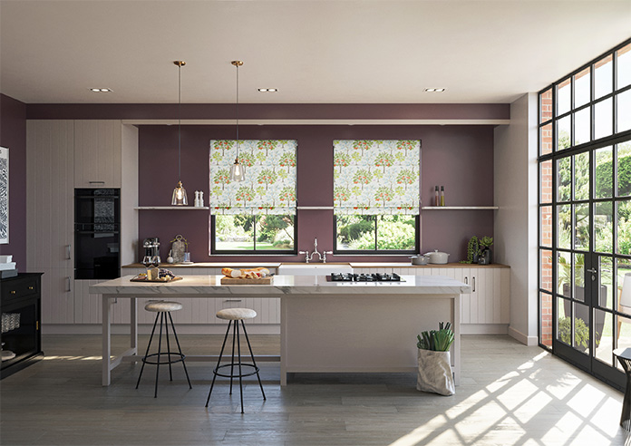 Lemon Grove, Blossom - Motorised Roman Blind - Image 8